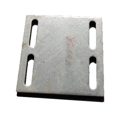 Rear embedded parts   Galvanized steel plate embedded parts can be customized with circular hole curtain wall accessories and embedded iron plates