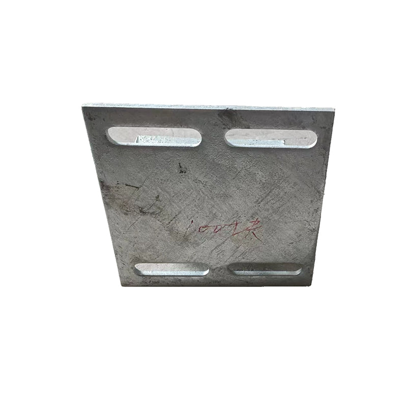 Rear embedded parts   Galvanized steel plate embedded parts can be customized with circular hole curtain wall accessories and embedded iron plates