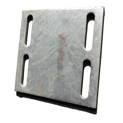 Rear embedded parts   Galvanized steel plate embedded parts can be customized with circular hole curtain wall accessories and embedded iron plates